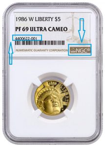 Photo of NGC Certified Gold Coin