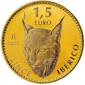 Iberian Lynx gold coin